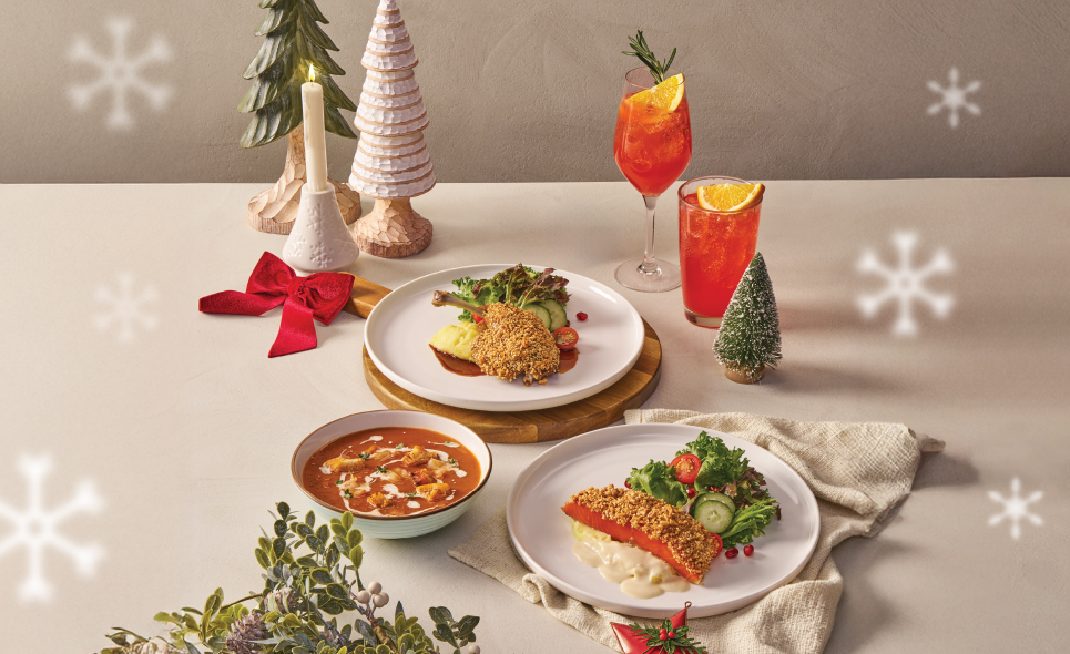 [COLLIN’S®] Christmas Festive 2 Course Dine-In Set
